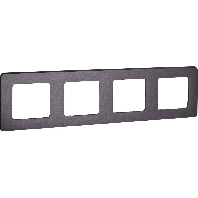 Рамка 4-местная дымчатый INSPIRIA