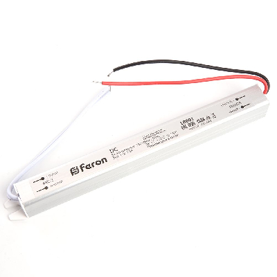 Драйвер светодиодный LED 24w 12v ультратонкий