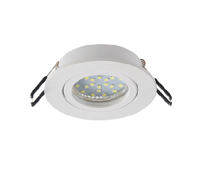 Светильник встраиваемый алюминиевый KL86 WH MR16/GU5.3 белый