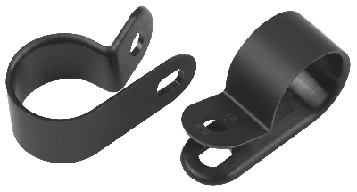 Скоба кабельная нейлоновая под винт 5 мм NO-225-268 чёрная 50 шт