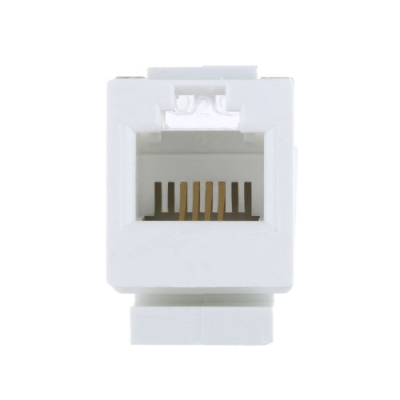 Механизм розетки телефонной RJ-12 (6 контактов)