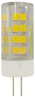 Лампа светодиодная LED 5 Вт 400Лм 2700К капсула теплый G4 170-265В LED JC-5W-220V-CER-827-G4 Standart