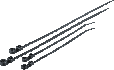 Хомут под винт 150х3,6 мм нейлон черный (100 шт в упак)