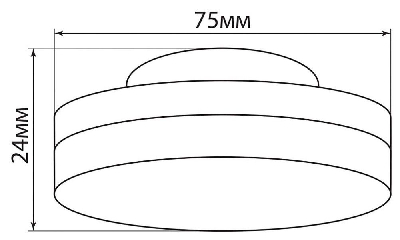 Лампа светодиодная LED 5вт GX53 белый (таблетка)