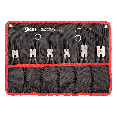 Набор съемников стопорных колец НКС-06 серия      МАСТЕР