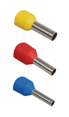 Наконечник-гильза Е0508 0,5мм2 с изолированным    фланцем (100 шт/упак)