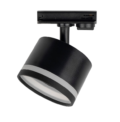 Светильник светодиодный трековый на шинопровод ДПО GX53 PTR 31 GX53 BL 230V IP2 без лампы черный корпус