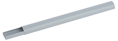 Кабель канал KK-20-12-F полукруглый 20х12 серый 60 м