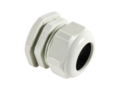 Кабельный зажим IP65, внутренний D22-32мм PG36 цвет серый (1уп = 20шт) Экопласт