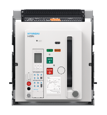 Воздушный выключатель серии HGN, арт. HGN25B3BM2C2S254NBAEL (2500А, 3P, 100кА, выкатной c горизонтальным расположением шин, реле GPR-LP, с моторным приводом AC/DC 220В (катушка вкл. AC/DC 220В, катушка откл. AC/DC 220В))