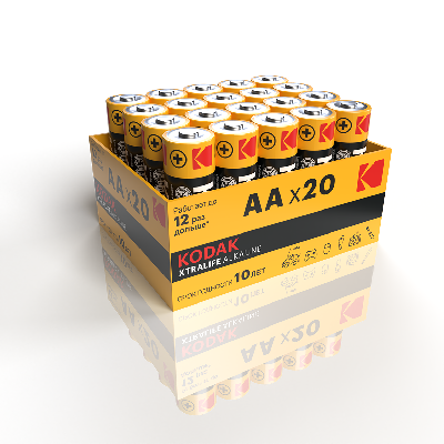 Батарейка Kodak LR06-20 bulk XTRALIFE Alkaline (20/360/21600)