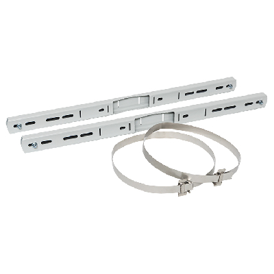 Крепление на столб монтажной полосой (ширина шкафадо 650 мм) Basic