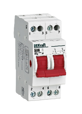 Выключатель-разъединитель трехпозиционный  2P 50A ВР-103