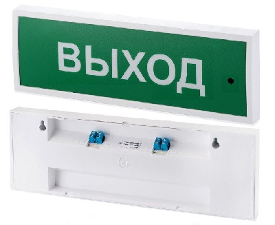 Табло КОП-25 металл Безопасная зона зеленый фон