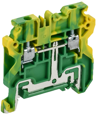 ARMAFIX Колодка клеммная CY2.5 PE винтовая 2,5мм2 проходная заземляющая Ex IEK