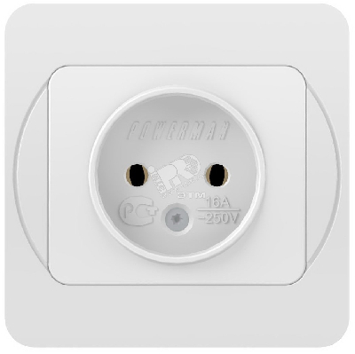 SUNNY Розетка скрытая белая 16А