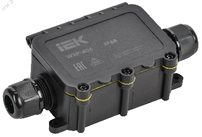Коробка распределительная герметичная WTP-406 2 ввода IP68 IEK