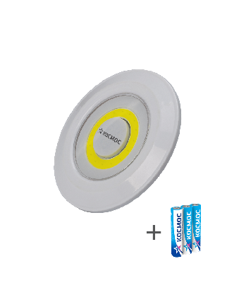 Фонарь подсветка 3ВтCOBLED/3xAAA (R03) в комплекте/корпус ABS-пластик/самоклеящийся