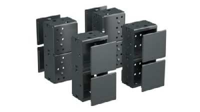 Комплект угловых элементов с пластиковыми заглушками, В =200 мм, 1 кмп = 4 шт.