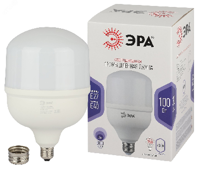 Лампа светодиодная LED 100Вт E27/E40 6500K Т160 колокол 8000Лм холодный