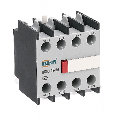 Приставка контактная дополнительные контакты 4НЗ фронтального монтажа
