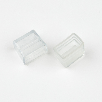 Изолирующий зажим заглушка UCW-N11 CLEAR 025 POLYBAG для светодиодных лент ULS-N11 NEON 24В 8x16мм цвет прозрачный 25 штук в пакете