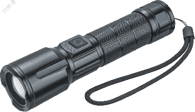 Фонарь светодиодный NPT-CM20-ACCU металлический 1 LED, 10Вт