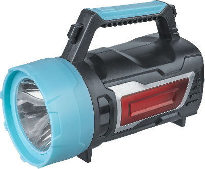 Фонарь светодиодный NPT-SP21-ACCU 10Вт+1COB 3Вт+10LED 240Лм 200м аккумуляторный прожектор+кемпинг пластик 4.4Ач