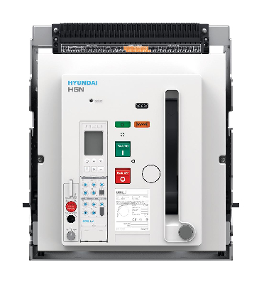 Воздушный выключатель серии HGS, арт. HGS32B3BM2C2S254PBAER (3200А, 3P, 85кА, выкатной c горизонтальным расположением шин, реле GPR-LP, с моторным приводом AC/DC 220В (катушка вкл. AC/DC 220В, катушка откл. AC/DC 220В))