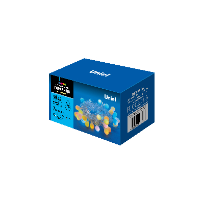 Гирлянда светодиодная Радуга 50 светодиодов 7 м RGB IP20 провод прозрачный ULD-S0700-050/DTA RGB IP20 RAINBOW