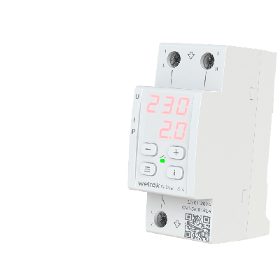 Реле напряжения c контролем тока Welrok VI-32 red