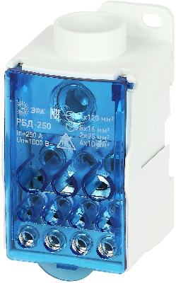 Распределительный блок на DIN-рейку РБД-250А