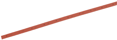 Трубка термоусаживаемая ТТУ 40/20 красная (1м)