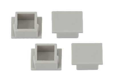 Набор заглушек для профиля CAB261, 4 глухие (500/15000)