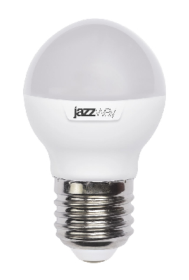 Лампа светодиодная LED 9w E27 4000K шар Jazzway