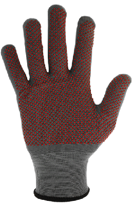 Перчатки нейлоновые бесшовные с ПВХ точечным покрытием ArmProtect 6101 р.9
