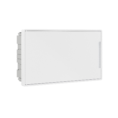 Щиток 18 мод встраиваемый FRAME ЩРв-П-18, белый, с белой дверцей, с 2  шинами PEN на 8 и 10 отв. F18B1WW DKC