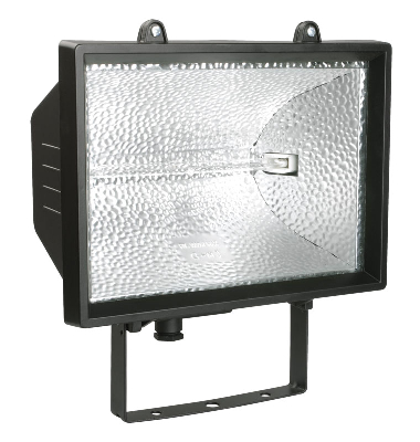 Прожектор ИО1000 галогенный черный IP54 IEK