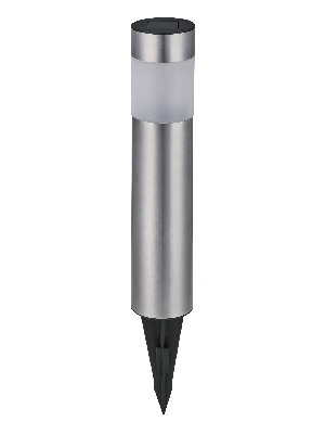 Светильник садовый 39см, столб хром.