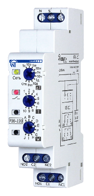 Реле времени одномодульное РЭВ-120
