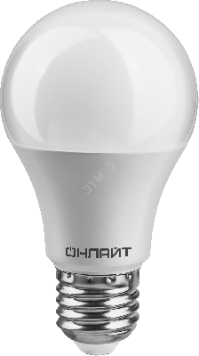 Лампа светодиодная LED 10вт E27 теплый PROMO ОНЛАЙТ