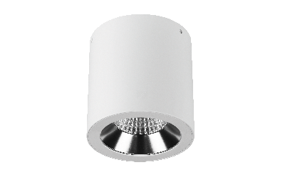 Светильник LED Downlight круглый накладной 125х135 18W 4000K 35 град