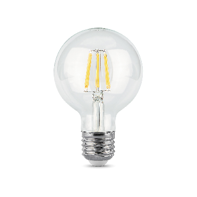 Лампа светодиодная LED 6 Вт 630 Лм 2700К теплая Е27 G95 Filament Gauss