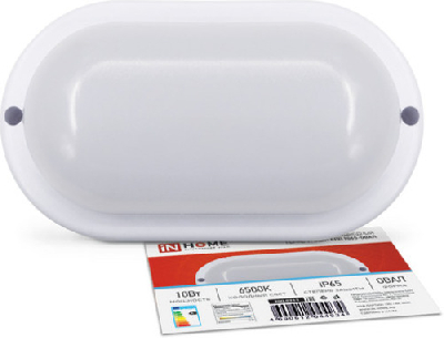 Светильник светодиодный герметичный СПП 1065-ОВАЛ 10Вт 6500К 900Лм IP65 160х880мм IN HOME