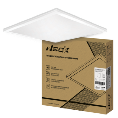 Панель светодиодная универсальная ДВО-02 5065-ОПАЛ 50Вт 6500К 595х595мм NEOX