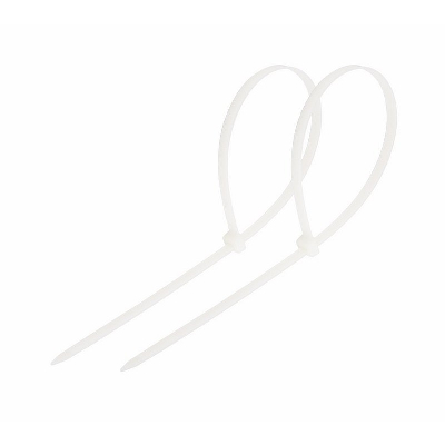 Хомут-стяжка кабельная нейлоновая 120x2,5 мм, белая, упаковка 100 шт, REXANT