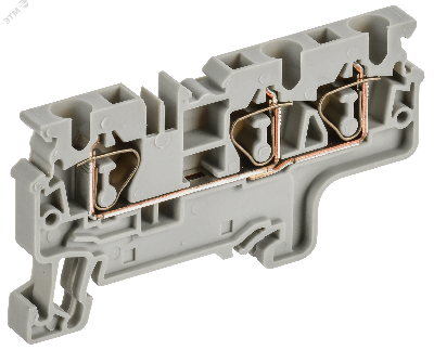 ARMAFIX Клемма пружинная CX4-3 4мм2 трехконтактная серая IEK