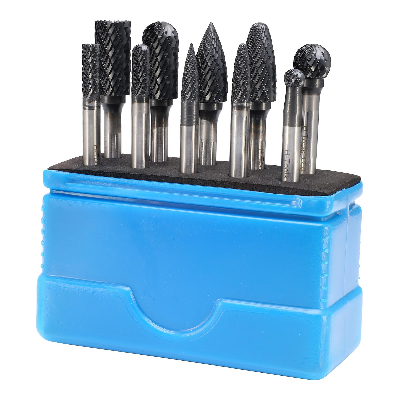 Набор бор-фрез твердосплавных 10шт HM TiALN