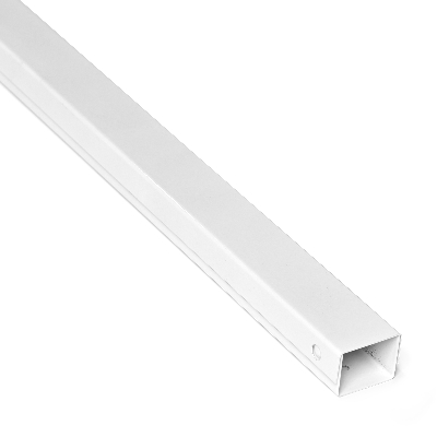 Кабель-канал 20х10 двойной замок, белый ПожТехКабель (503-001) (состав ОКЛ)