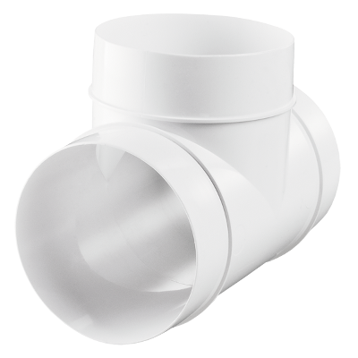 Вентиляционные повороты, тройники и колена для пластиковых воздуховодов